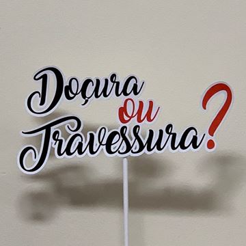 Topper "doçura Ou Travessura"