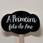 Placa "a Primeira Foto Do Ano"