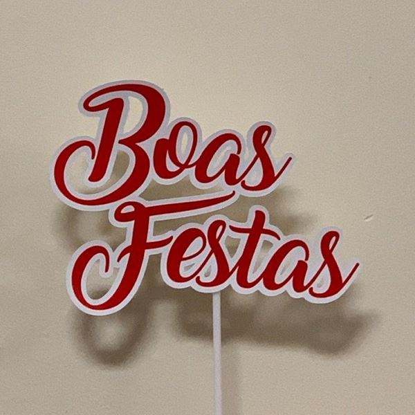 Topper Boas Festas