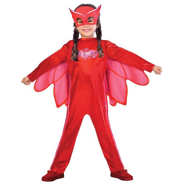 Fato Pj Mask Owlette 7-8 Anos