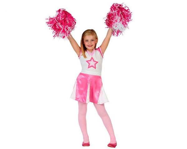 Fato Animadora Cheerleader 3-4 Anos