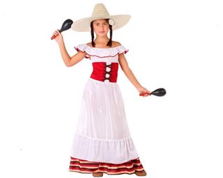 Fato Mexicana Glamour 7-9 Anos