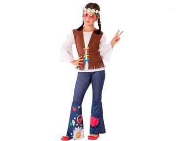 Fato Menina Hippie Blue