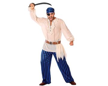 Fato Homem Pirata Dos Mares M-l