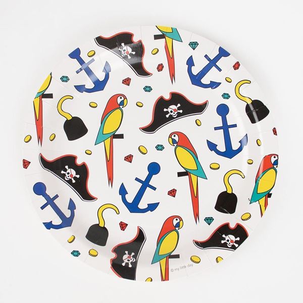 Pratos Piratas 23cm
