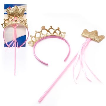 Coroa E Varinha De Princesa