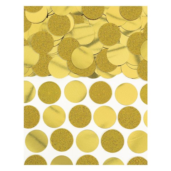 Confetti Circulo Dourado Metalizado 1.9cm - 63gr