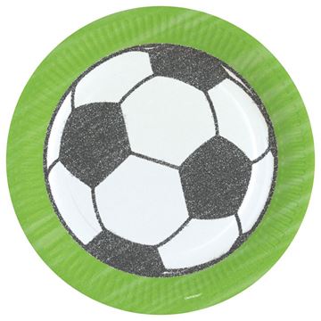 8 Pratos 23cm Kicker Party