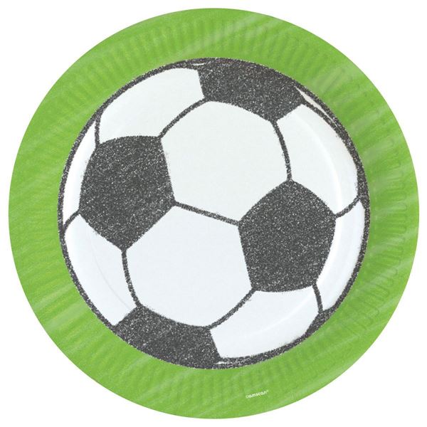 8 Pratos 23cm Kicker Party