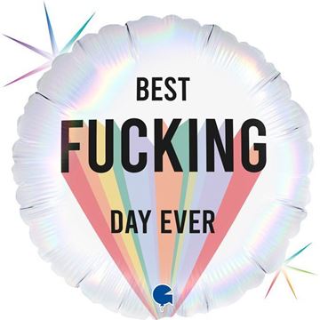 Balão Foil Standart 18" Best F***day Ever