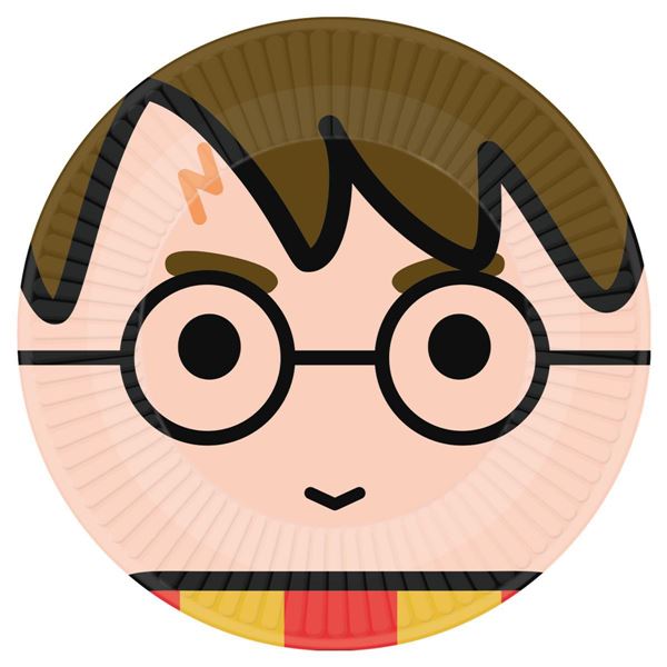 8 Pratos 23cm Harry Potter