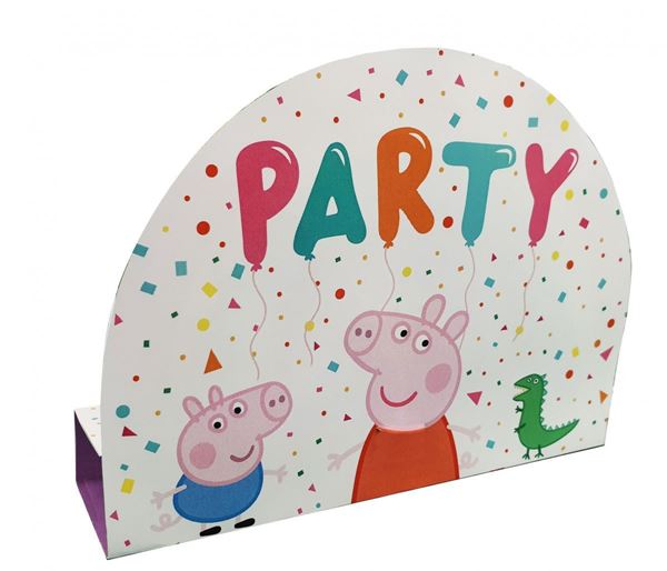 8 Convites + Envelopes Peppa Pig