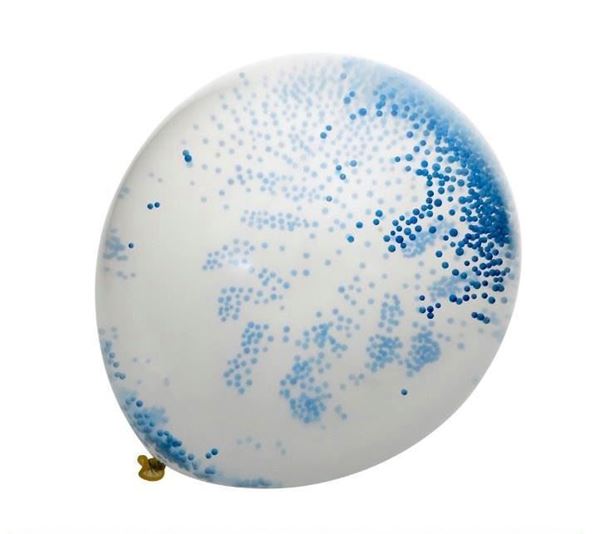 Balões Com Esferovite Azul 30cm