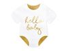 20 Guardanapos Recortados Hello Baby
