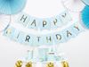 Banner Happy Birthday Azul Claro