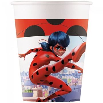 Copos Papel Ladybug