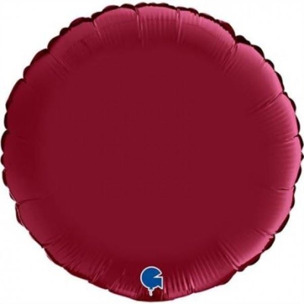Balão Foil Redondo 18" Ruby Cetim