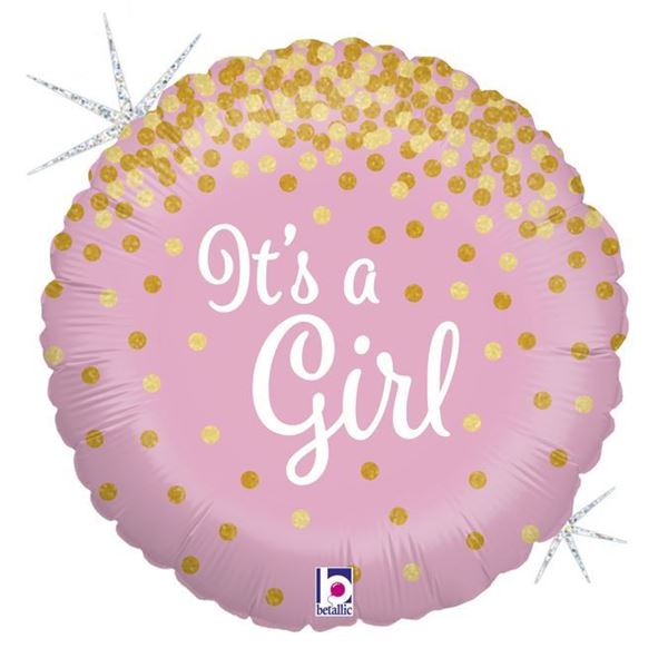 Balão Foil Confetti Girl 46cm