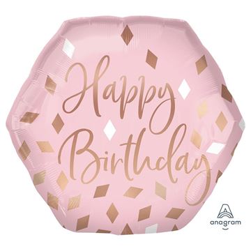 Balão Supershape Blush Birthday