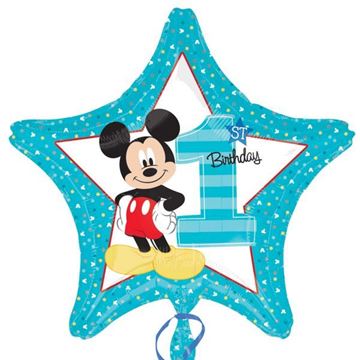 Balão Foil Mickey 1 Ano Estrela