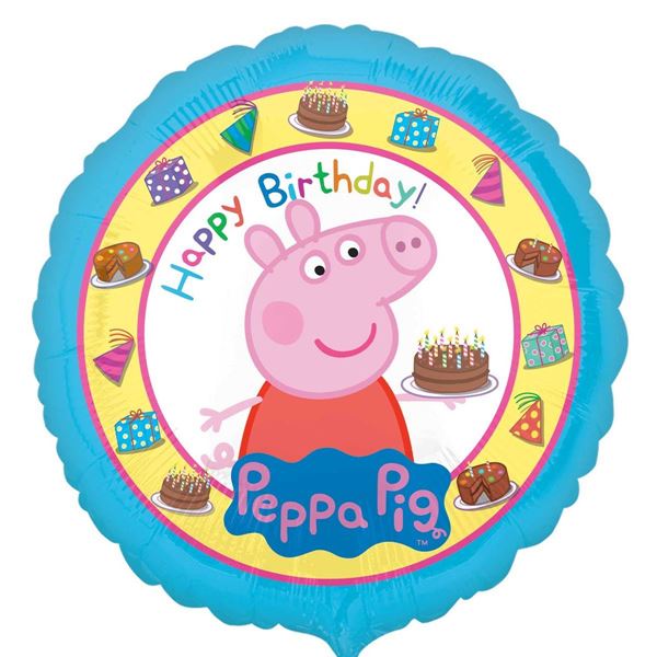 Balão Foil 18" Peppa Aniversario