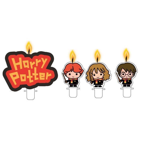 Conj Velas Harry Potter 4un