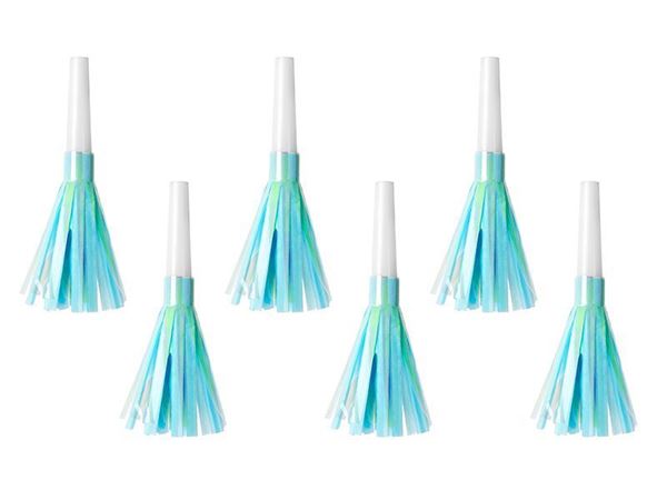 6 Cornetas Azul Claro