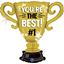 Balão Foil Cup You're The Best 84cm
