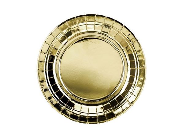 Pratos Dourado 18cm