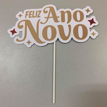 Topper Feliz Ano Novo