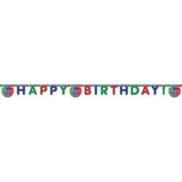 Grinalda Happy Birthday Recortada Pj Masks