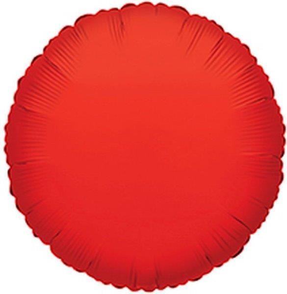 Balão Foil 18" Redondo Vermelho