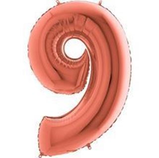 Balão Foil 36cm Rose Gold - Nº9
