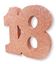 Centro De Mesa Glitter Rose Gold 18