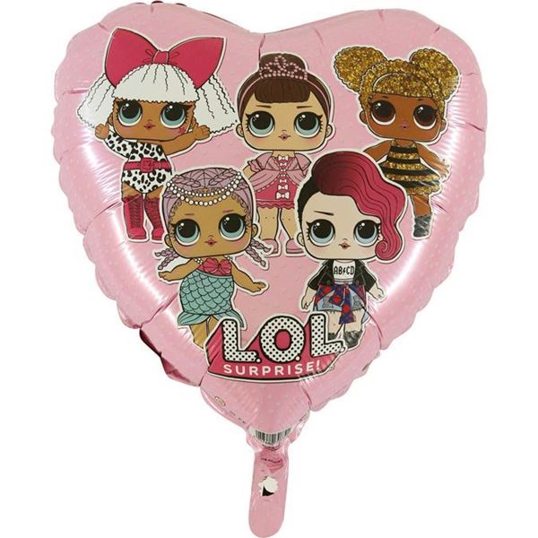 Balão Foil Lol Surprise Rosa