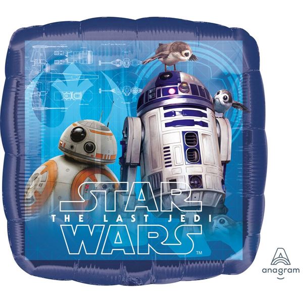 Balão Foil Standart Star Wars The Last Jedi 45cm