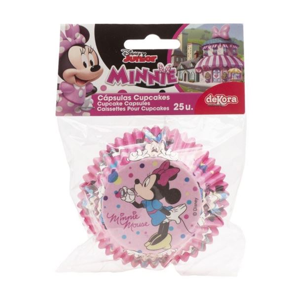 25 Forminhas Cupcake Minnie
