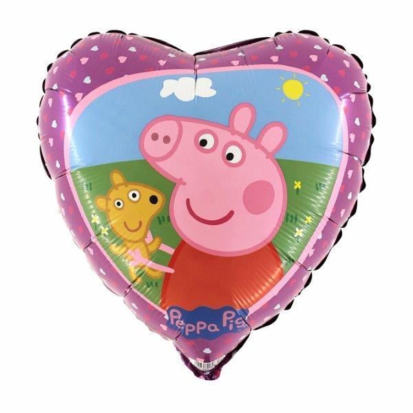 Balão Foil Peppa Pig 18" Coração