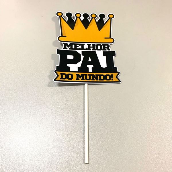 Topper Melhor Pai Do Mundo