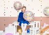 Balão Foil 35cm Happy Birthday To You Pink  Floral