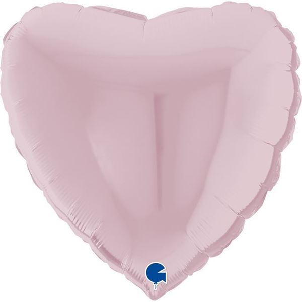 Balão Foil Coração 56cm - Rosa Claro