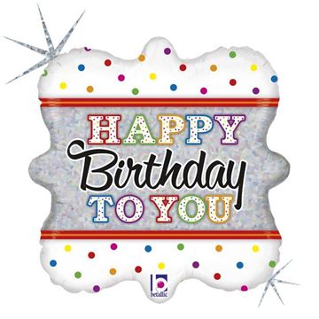 Balão Foil 18" Candle Birthday To You