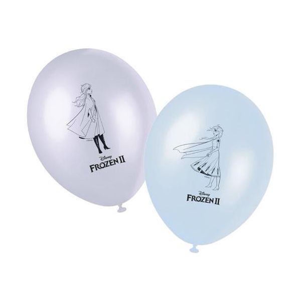 8 Balões Latex 11" Frozen 2