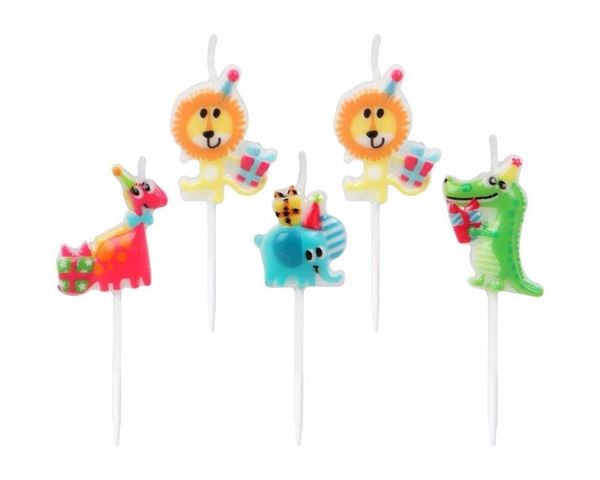 5 Velas Animais Da Selva