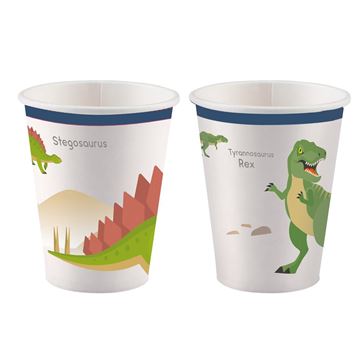8 Copos Happy Dinossauros