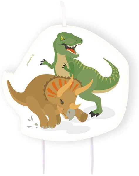 Vela 10cm Happy Dinossauros