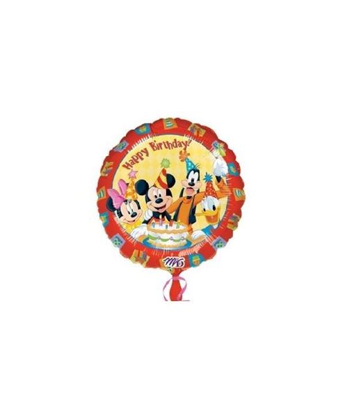 Balão Foil 18" Mickey Happy Birthday