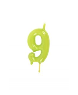 Vela Artesanal Verde Pistachio Nº9