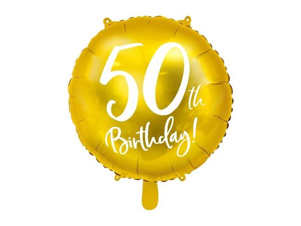 Balão Foil 50 Anos 45cm