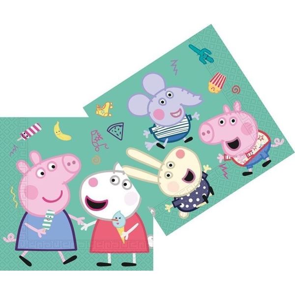 20 Guardanapos Peppa Pig